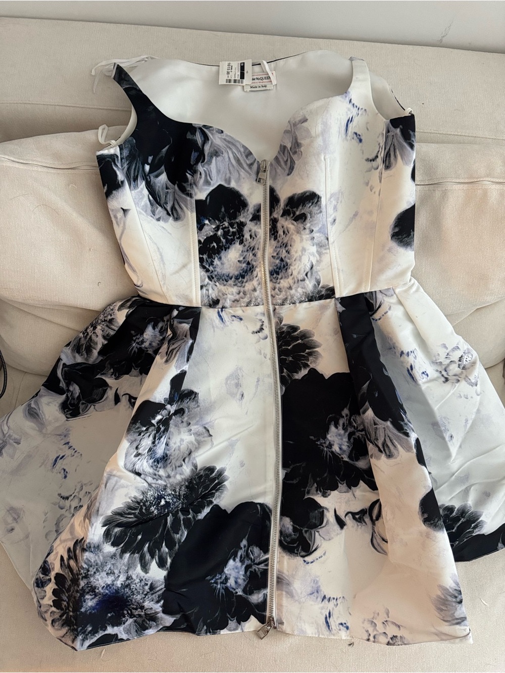 Alexander McQueen Floral Flare Dress